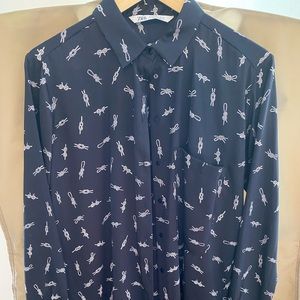 Zara Button Down ‘Tie the Knot’ shirt